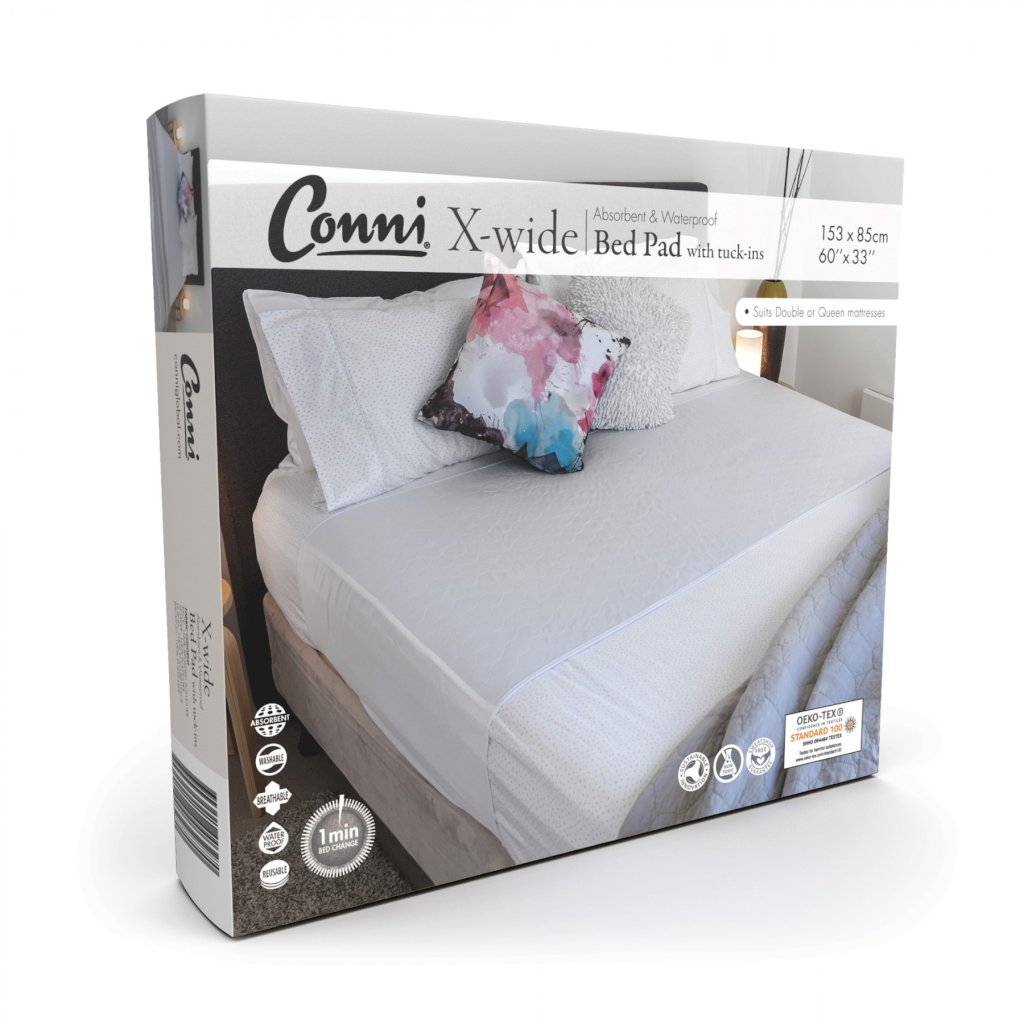 Conni Bed Pad Extra Wide w- Tuck-ins