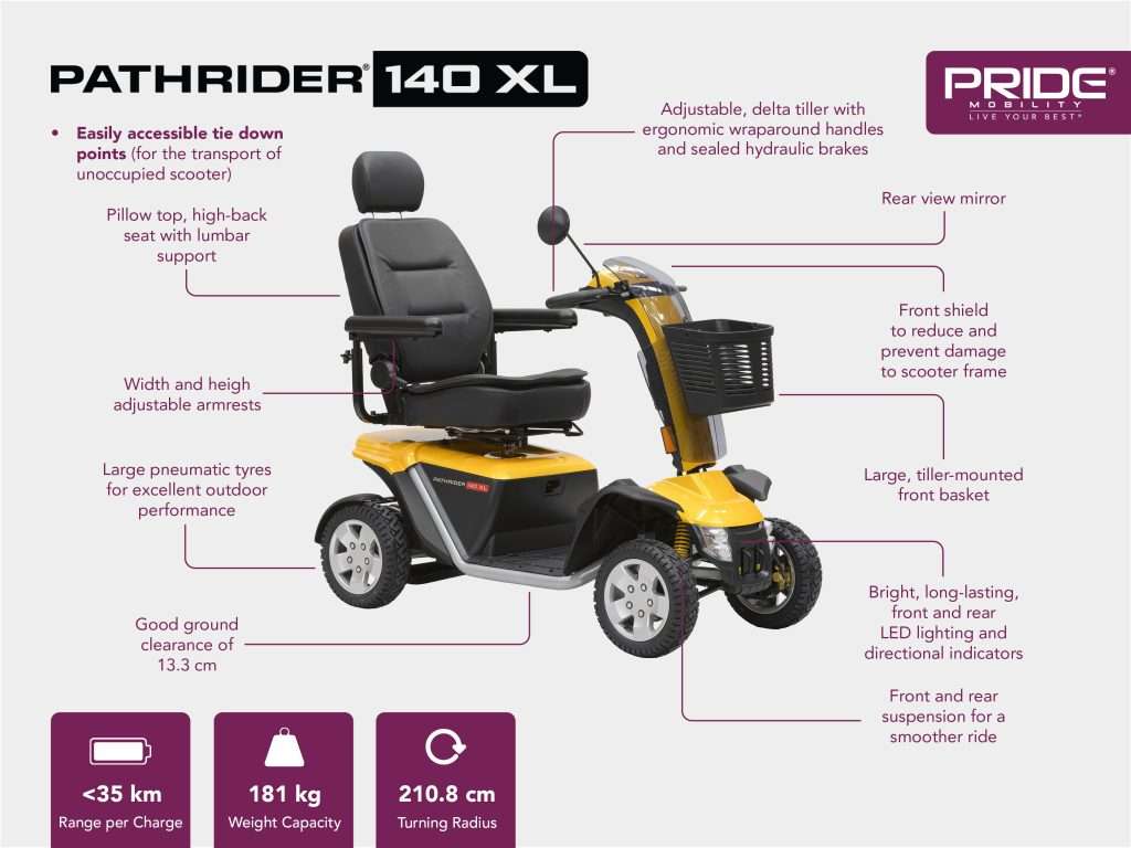 Pride Pathrider 140 XL