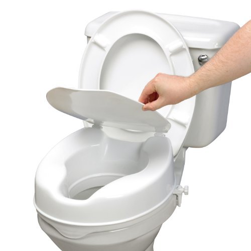Toilet seat raised 2'' lid