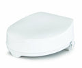 Toilet seat raised 2'' lid